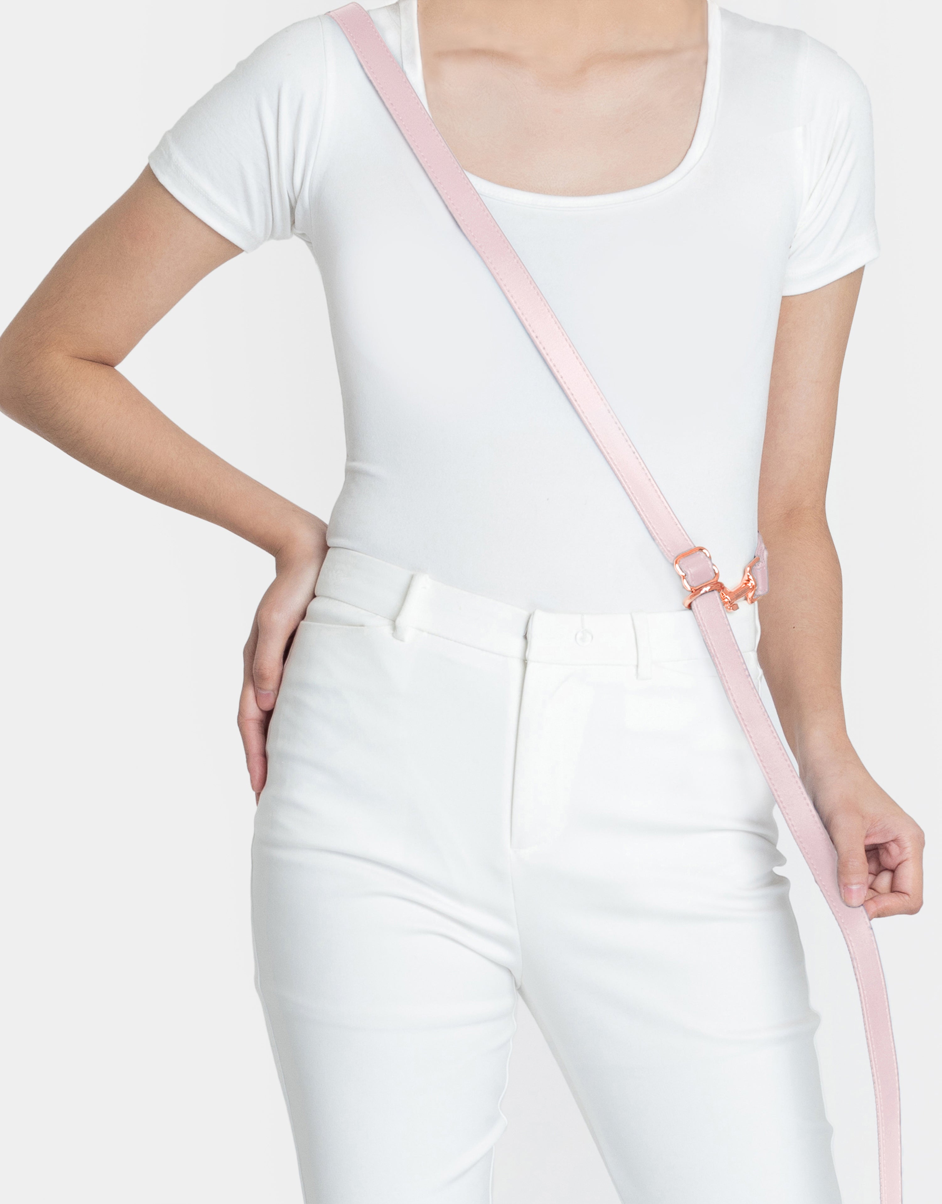 Dog Multiway Leash in Classic Pink