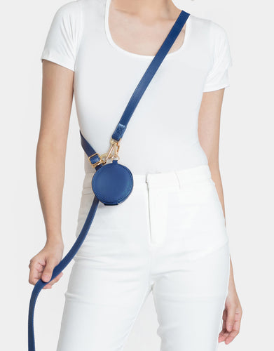 Round Purse in Blue