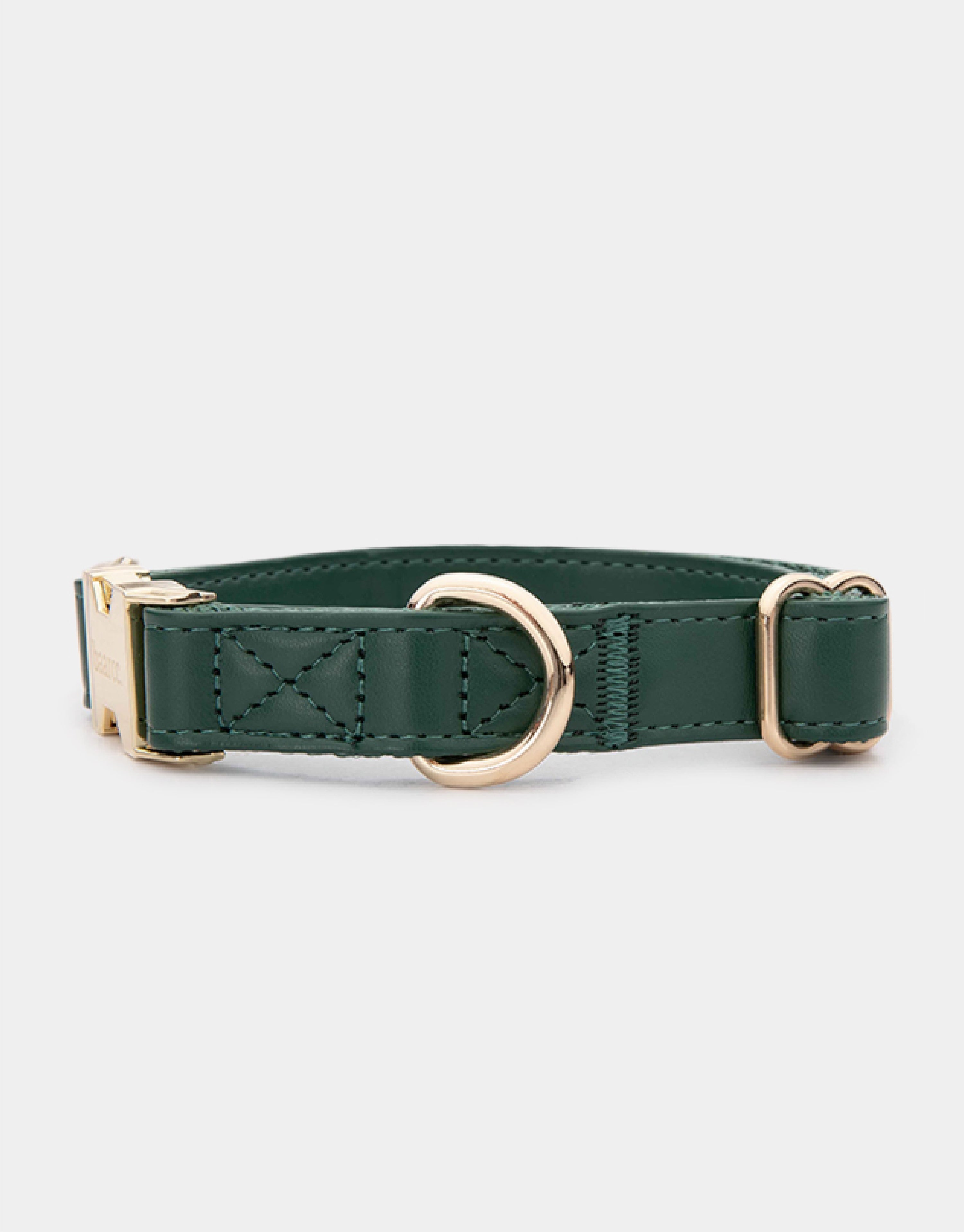 Dog Collar in Classic Green